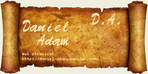 Daniel Adam vizit kartica